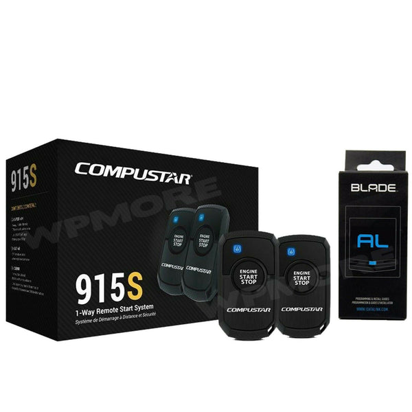 Compustar 915 1-Way Remote Start System(Bypass Included) With Installation!